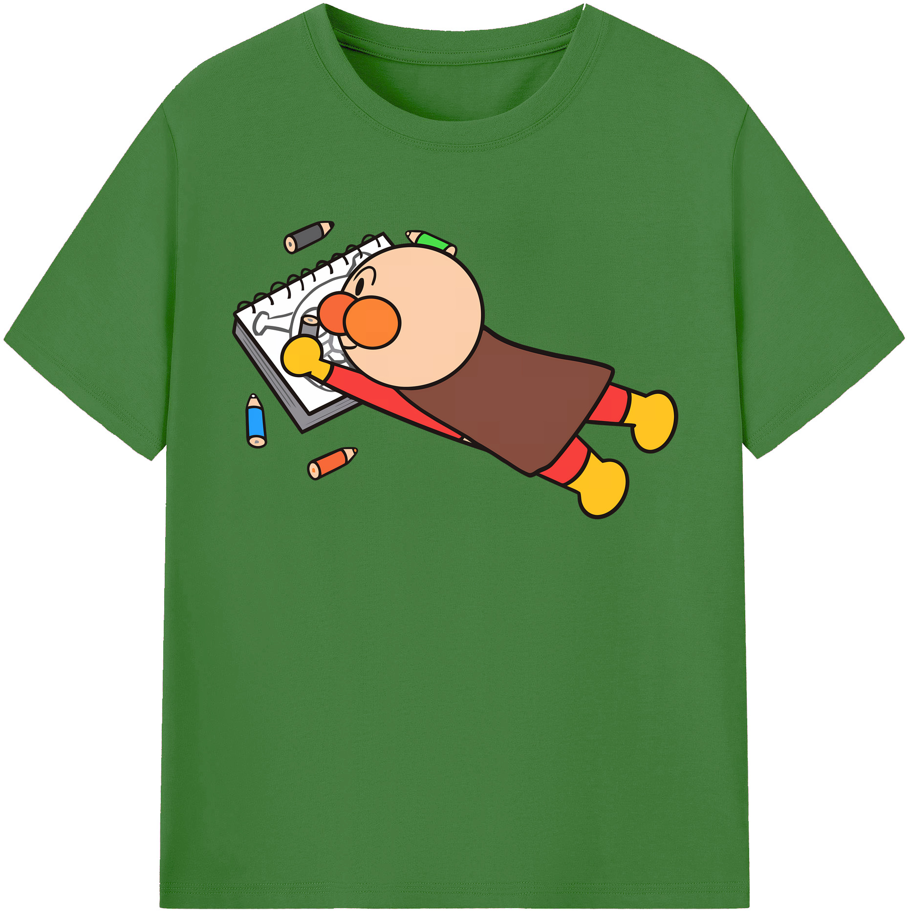（画像用） アンパンマン Anpanman レディースカジュアルプリントTシャツ（綿100％）